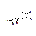 5-Amino-3-(3-bromo-4-iodophenyl)isoxazole