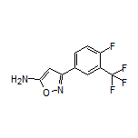 5-Amino-3-[4-fluoro-3-(trifluoromethyl)phenyl]isoxazole