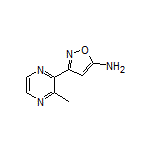 5-Amino-3-(3-methyl-2-pyrazinyl)isoxazole