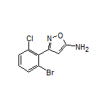 5-Amino-3-(2-bromo-6-chlorophenyl)isoxazole