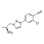 (S)-4-[1-(2-Aminopropyl)-3-pyrazolyl]-2-chlorobenzonitrile