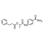 1-[(4-Carbamoylphenyl)amino]-1-oxo-2-propyl 3-Phenylpropanoate