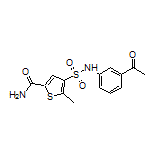 4-[N-(3-Acetylphenyl)sulfamoyl]-5-methylthiophene-2-carboxamide