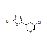 2-Bromo-5-(3-chlorophenyl)-1,3,4-oxadiazole