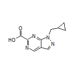 1-(Cyclopropylmethyl)pyrazolo[3,4-d]pyrimidine-6-carboxylic Acid