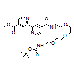 Methyl 4’-[(2,2-Dimethyl-4-oxo-3,8,11,14-tetraoxa-5-azahexadecan-16-yl)carbamoyl]-[2,2’-bipyridine]-4-carboxylate