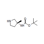 (R)-3-(Boc-amino)-3-methylpyrrolidine