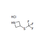 3-[(Trifluoromethyl)thio]azetidine Hydrochloride