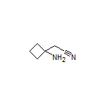 2-(1-Aminocyclobutyl)acetonitrile