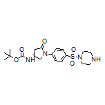 (S)-4-(Boc-amino)-1-[4-(1-piperazinylsulfonyl)phenyl]pyrrolidin-2-one