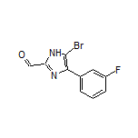 5-Bromo-4-(3-fluorophenyl)imidazole-2-carbaldehyde