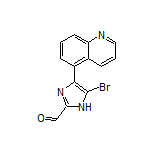 5-Bromo-4-(5-quinolyl)imidazole-2-carbaldehyde