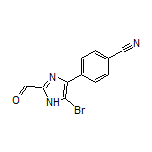 4-(5-Bromo-2-formyl-4-imidazolyl)benzonitrile