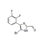 5-Bromo-4-(2,3-difluorophenyl)imidazole-2-carbaldehyde