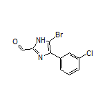 5-Bromo-4-(3-chlorophenyl)imidazole-2-carbaldehyde