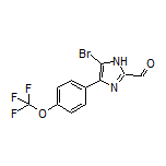 5-Bromo-4-[4-(trifluoromethoxy)phenyl]imidazole-2-carbaldehyde