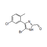 5-Bromo-4-(5-chloro-2-methylphenyl)imidazole-2-carbaldehyde