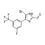 5-Bromo-4-[3-fluoro-5-(trifluoromethyl)phenyl]imidazole-2-carbaldehyde