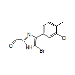 5-Bromo-4-(3-chloro-4-methylphenyl)imidazole-2-carbaldehyde