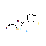 5-Bromo-4-(3-fluoro-4-methylphenyl)imidazole-2-carbaldehyde