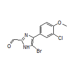 5-Bromo-4-(3-chloro-4-methoxyphenyl)imidazole-2-carbaldehyde