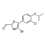 5-Bromo-4-(3-chloro-4-isopropoxyphenyl)imidazole-2-carbaldehyde