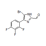 5-Bromo-4-(2,3,4-trifluorophenyl)imidazole-2-carbaldehyde