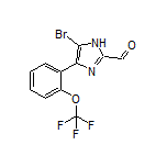 5-Bromo-4-[2-(trifluoromethoxy)phenyl]imidazole-2-carbaldehyde