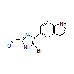 5-Bromo-4-(5-indolyl)imidazole-2-carbaldehyde