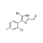 5-Bromo-4-(2-chloro-4-methylphenyl)imidazole-2-carbaldehyde