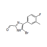 5-Bromo-4-(4-fluoro-3-methylphenyl)imidazole-2-carbaldehyde