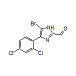 5-Bromo-4-(2,4-dichlorophenyl)imidazole-2-carbaldehyde