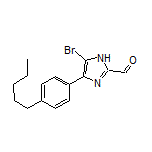 5-Bromo-4-(4-pentylphenyl)imidazole-2-carbaldehyde