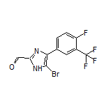 5-Bromo-4-[4-fluoro-3-(trifluoromethyl)phenyl]imidazole-2-carbaldehyde