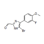 5-Bromo-4-(3-fluoro-4-methoxyphenyl)imidazole-2-carbaldehyde