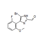 5-Bromo-4-(2-fluoro-6-methoxyphenyl)imidazole-2-carbaldehyde