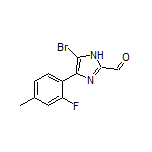 5-Bromo-4-(2-fluoro-4-methylphenyl)imidazole-2-carbaldehyde