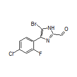 5-Bromo-4-(4-chloro-2-fluorophenyl)imidazole-2-carbaldehyde