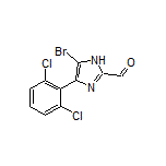 5-Bromo-4-(2,6-dichlorophenyl)imidazole-2-carbaldehyde