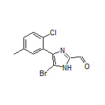 5-Bromo-4-(2-chloro-5-methylphenyl)imidazole-2-carbaldehyde