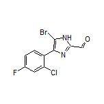 5-Bromo-4-(2-chloro-4-fluorophenyl)imidazole-2-carbaldehyde