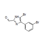 5-Bromo-4-(3-bromophenyl)imidazole-2-carbaldehyde