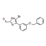 4-[3-(Benzyloxy)phenyl]-5-bromoimidazole-2-carbaldehyde