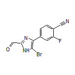 4-(5-Bromo-2-formyl-4-imidazolyl)-2-fluorobenzonitrile