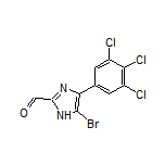 5-Bromo-4-(3,4,5-trichlorophenyl)imidazole-2-carbaldehyde