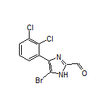 5-Bromo-4-(2,3-dichlorophenyl)imidazole-2-carbaldehyde