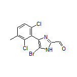 5-Bromo-4-(2,6-dichloro-3-methylphenyl)imidazole-2-carbaldehyde