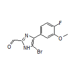 5-Bromo-4-(4-fluoro-3-methoxyphenyl)imidazole-2-carbaldehyde