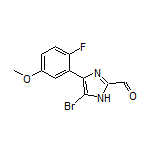 5-Bromo-4-(2-fluoro-5-methoxyphenyl)imidazole-2-carbaldehyde