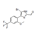 5-Bromo-4-[2-methoxy-4-(trifluoromethyl)phenyl]imidazole-2-carbaldehyde